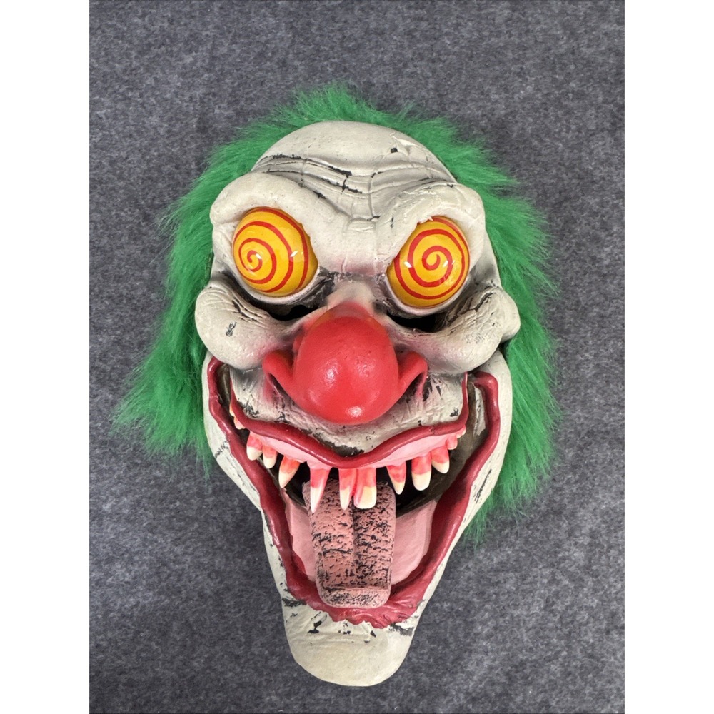 Vtg Don Post  SCARY KILLER CLOWN HALLOWEEN LATEX MASK  HORROR